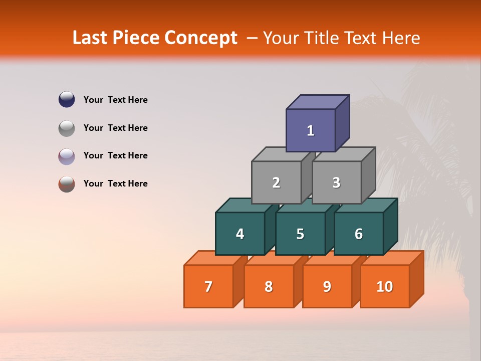 Tropical Florida Glimmer PowerPoint Template