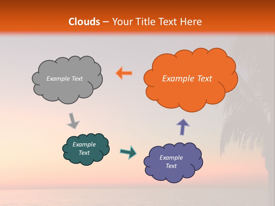 Tropical Florida Glimmer PowerPoint Template