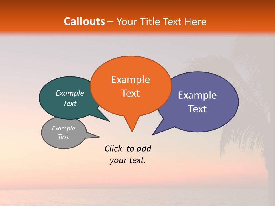 Tropical Florida Glimmer PowerPoint Template