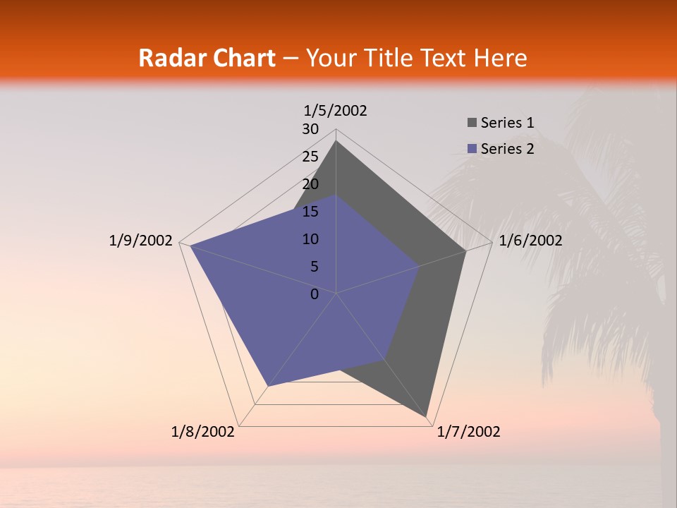 Tropical Florida Glimmer PowerPoint Template