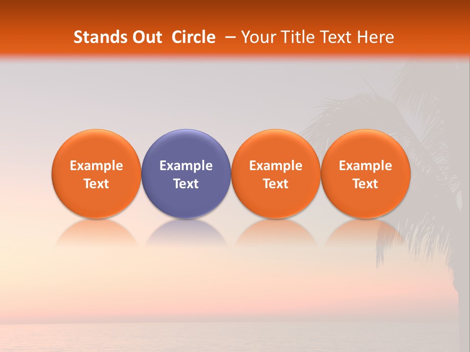 Tropical Florida Glimmer PowerPoint Template