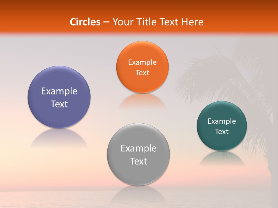 Tropical Florida Glimmer PowerPoint Template