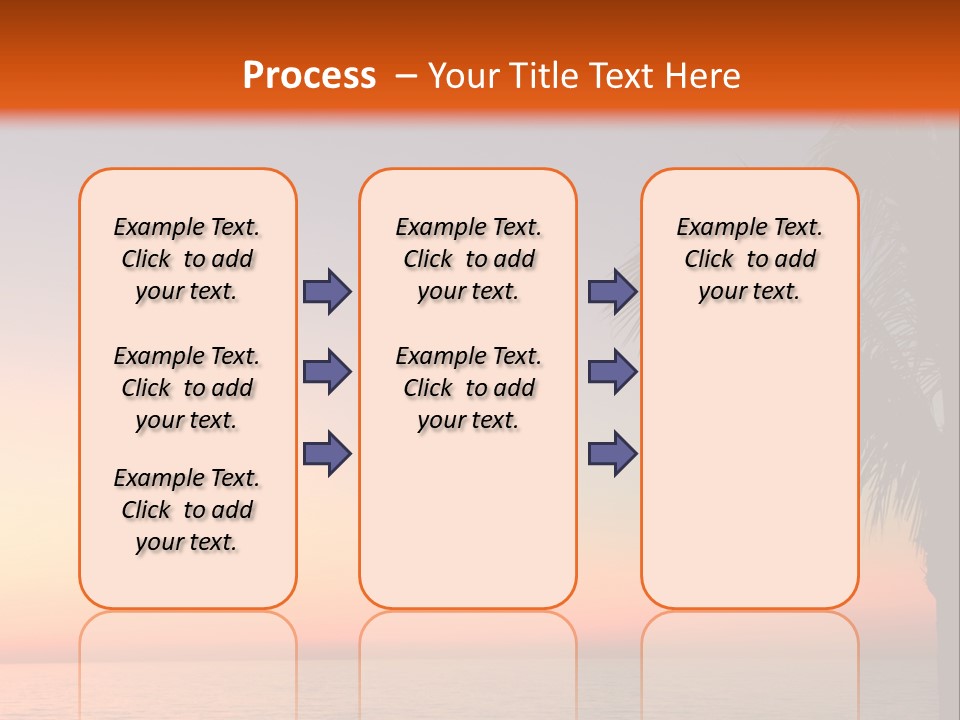 Tropical Florida Glimmer PowerPoint Template