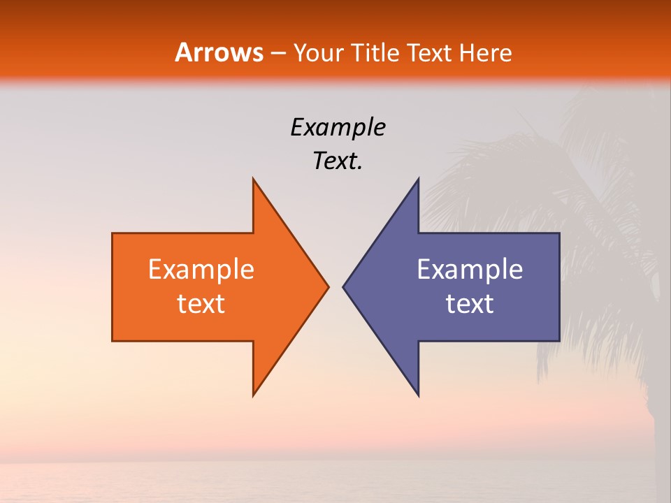 Tropical Florida Glimmer PowerPoint Template