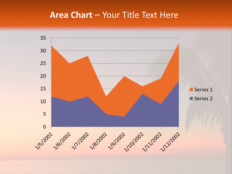 Tropical Florida Glimmer PowerPoint Template