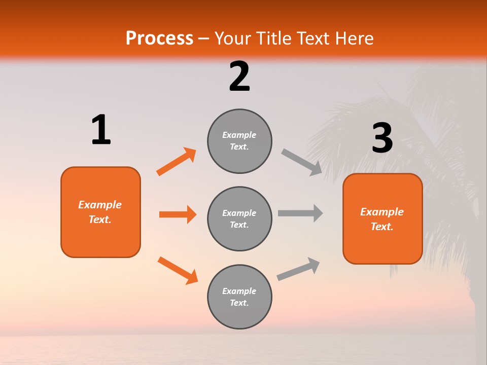 Tropical Florida Glimmer PowerPoint Template