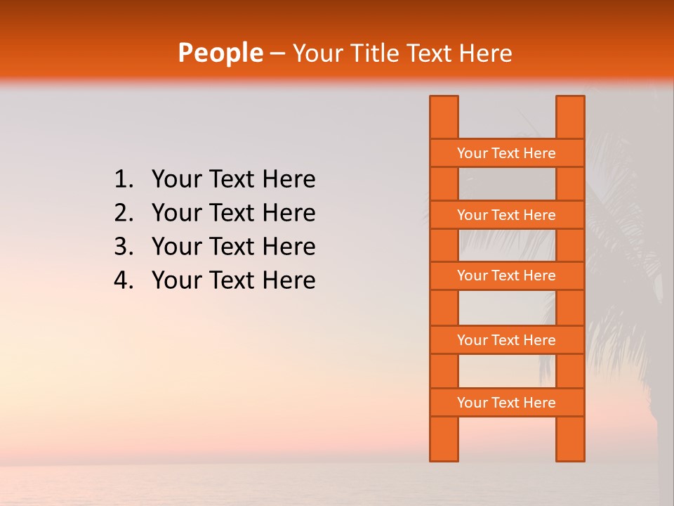 Tropical Florida Glimmer PowerPoint Template