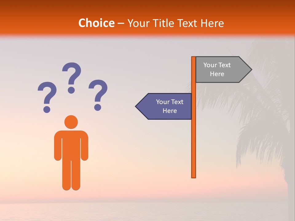 Tropical Florida Glimmer PowerPoint Template
