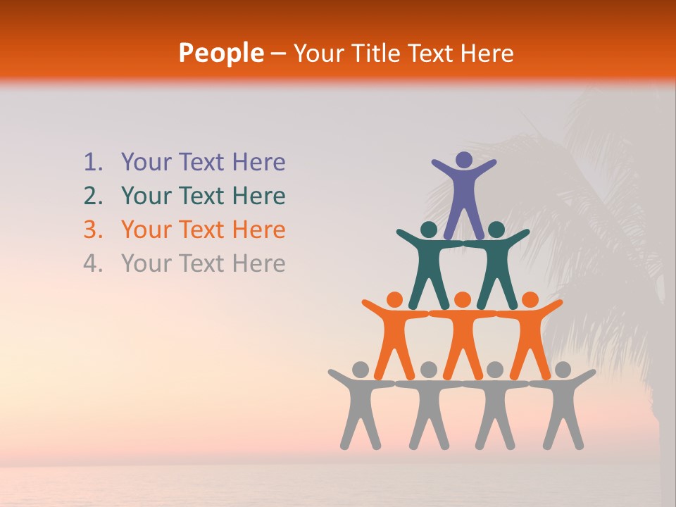 Tropical Florida Glimmer PowerPoint Template