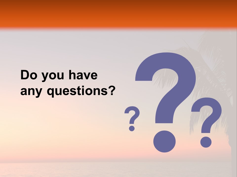 Tropical Florida Glimmer PowerPoint Template