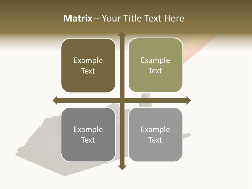 Wooden Glue Cement PowerPoint Template