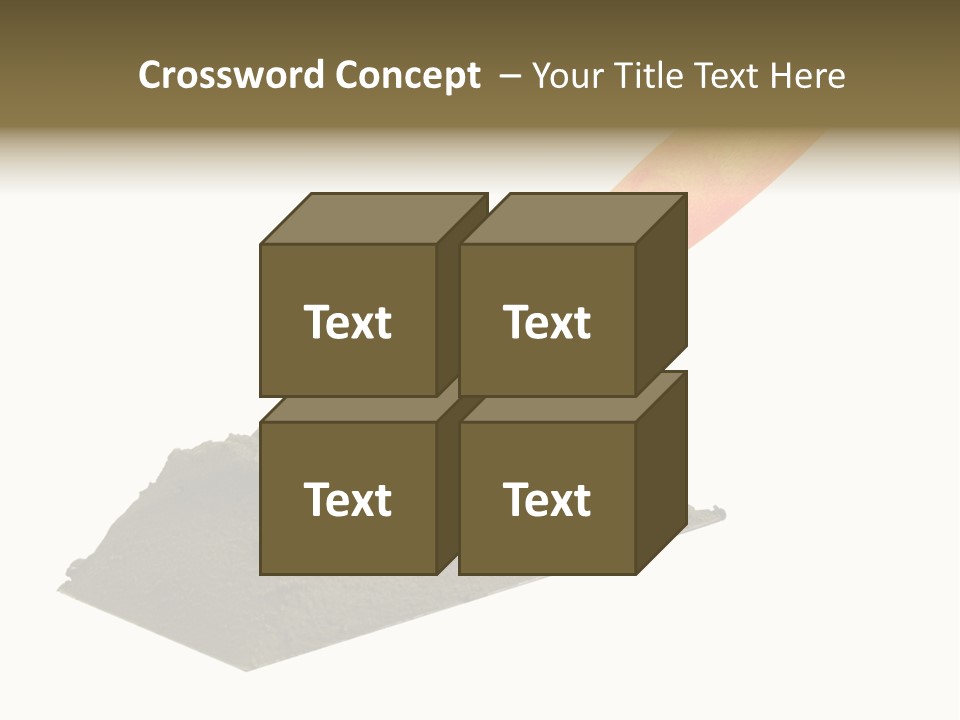 Wooden Glue Cement PowerPoint Template