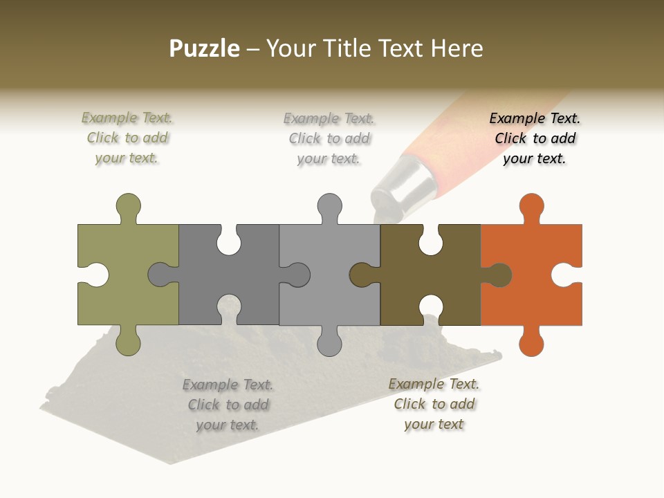 Wooden Glue Cement PowerPoint Template