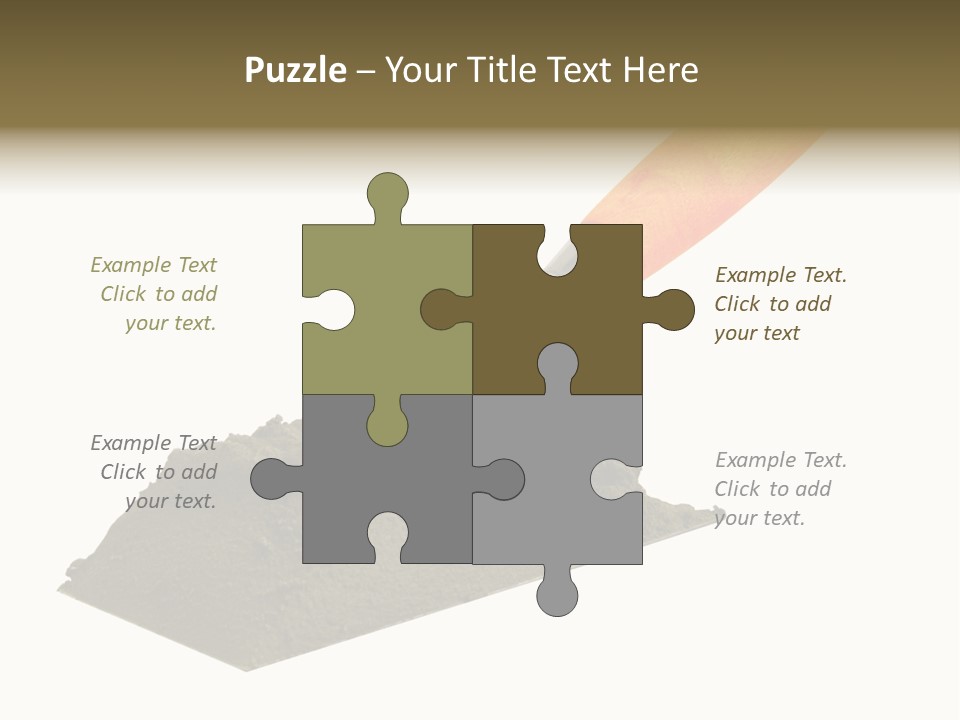 Wooden Glue Cement PowerPoint Template