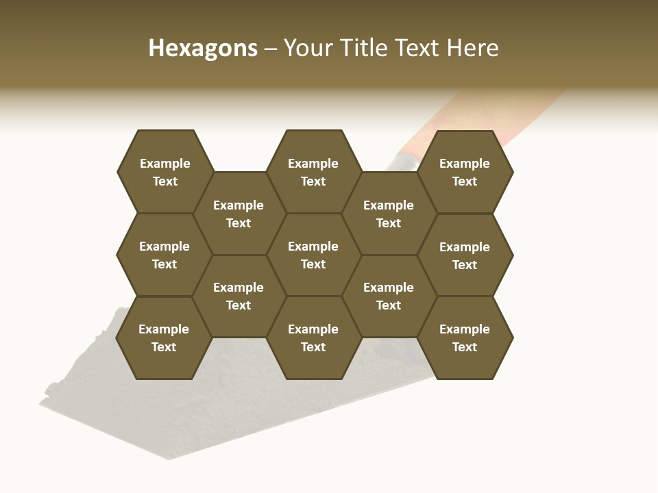 Wooden Glue Cement PowerPoint Template