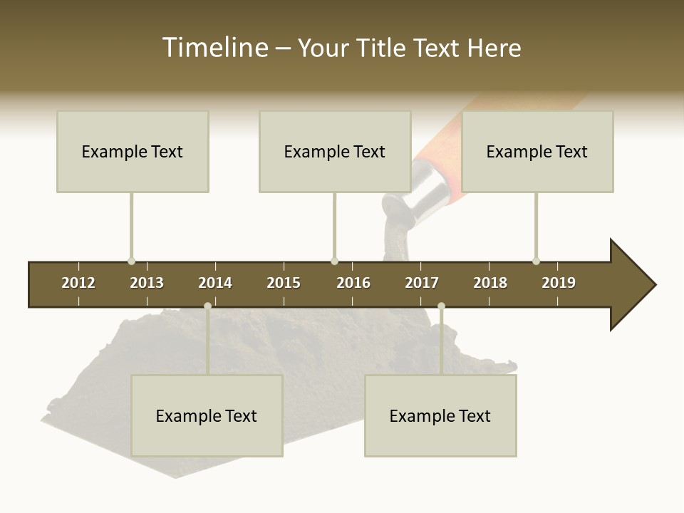 Wooden Glue Cement PowerPoint Template