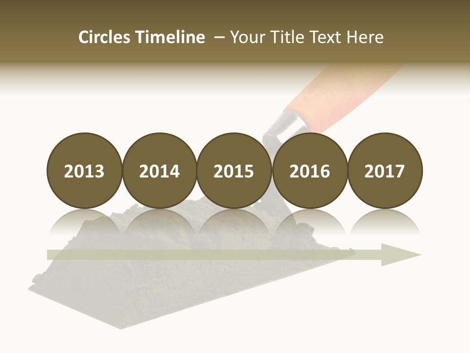 Wooden Glue Cement PowerPoint Template