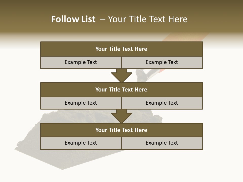 Wooden Glue Cement PowerPoint Template