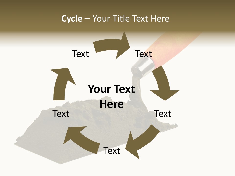 Wooden Glue Cement PowerPoint Template