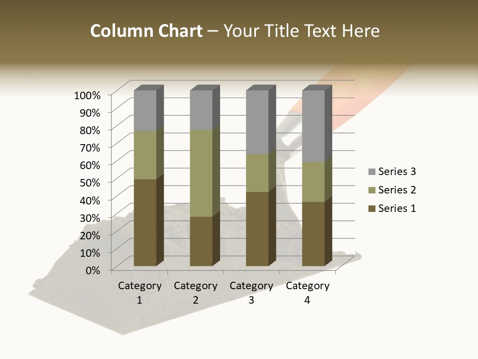 Wooden Glue Cement PowerPoint Template