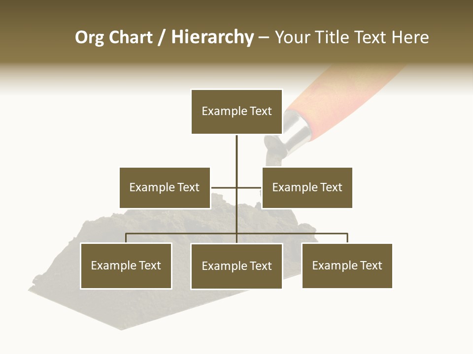 Wooden Glue Cement PowerPoint Template
