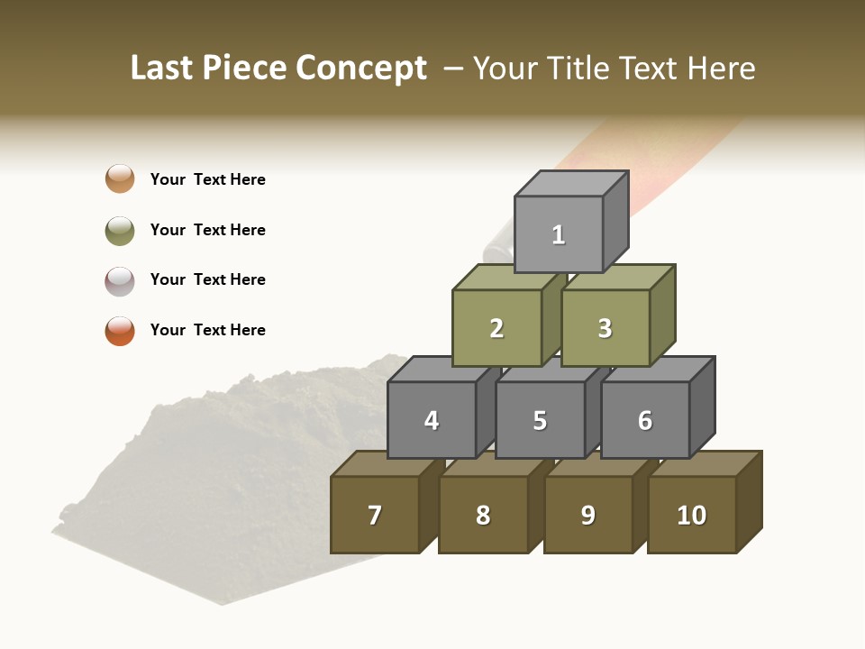 Wooden Glue Cement PowerPoint Template
