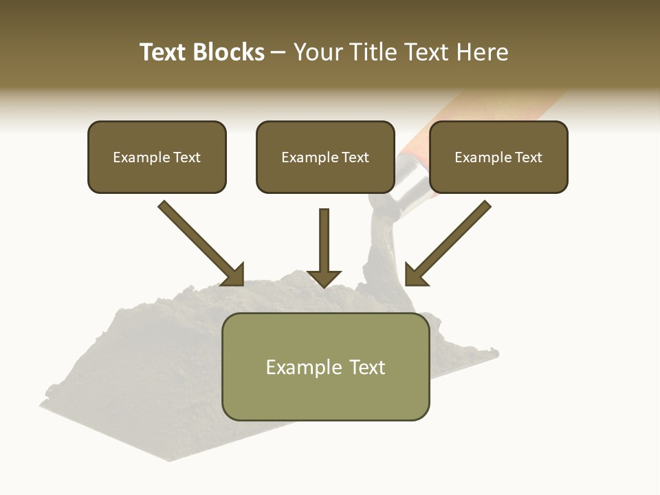 Wooden Glue Cement PowerPoint Template