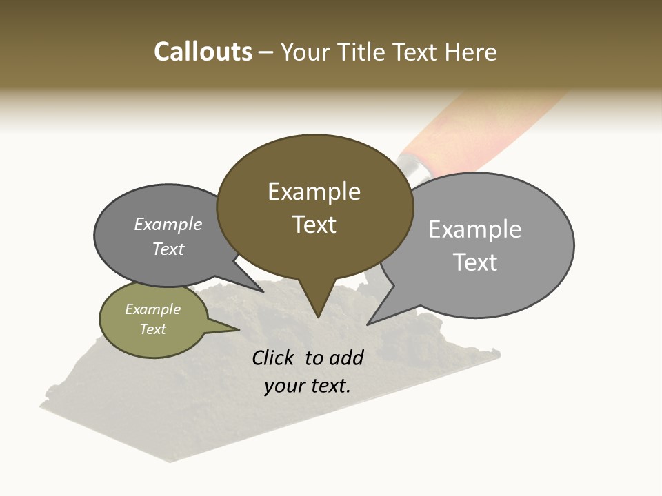 Wooden Glue Cement PowerPoint Template