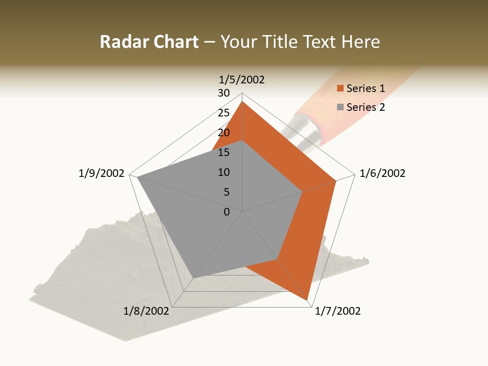 Wooden Glue Cement PowerPoint Template
