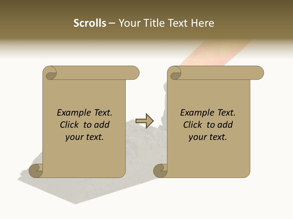 Wooden Glue Cement PowerPoint Template