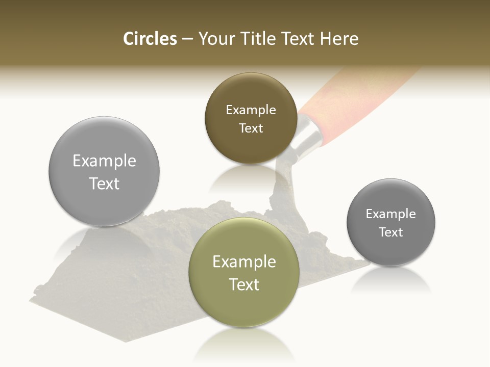 Wooden Glue Cement PowerPoint Template