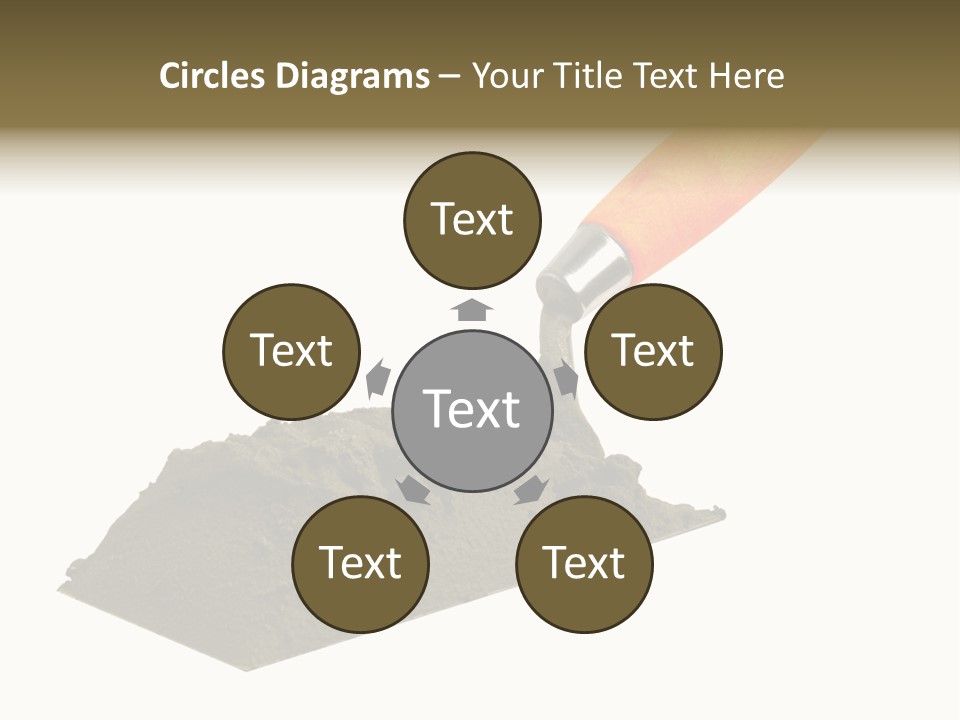 Wooden Glue Cement PowerPoint Template