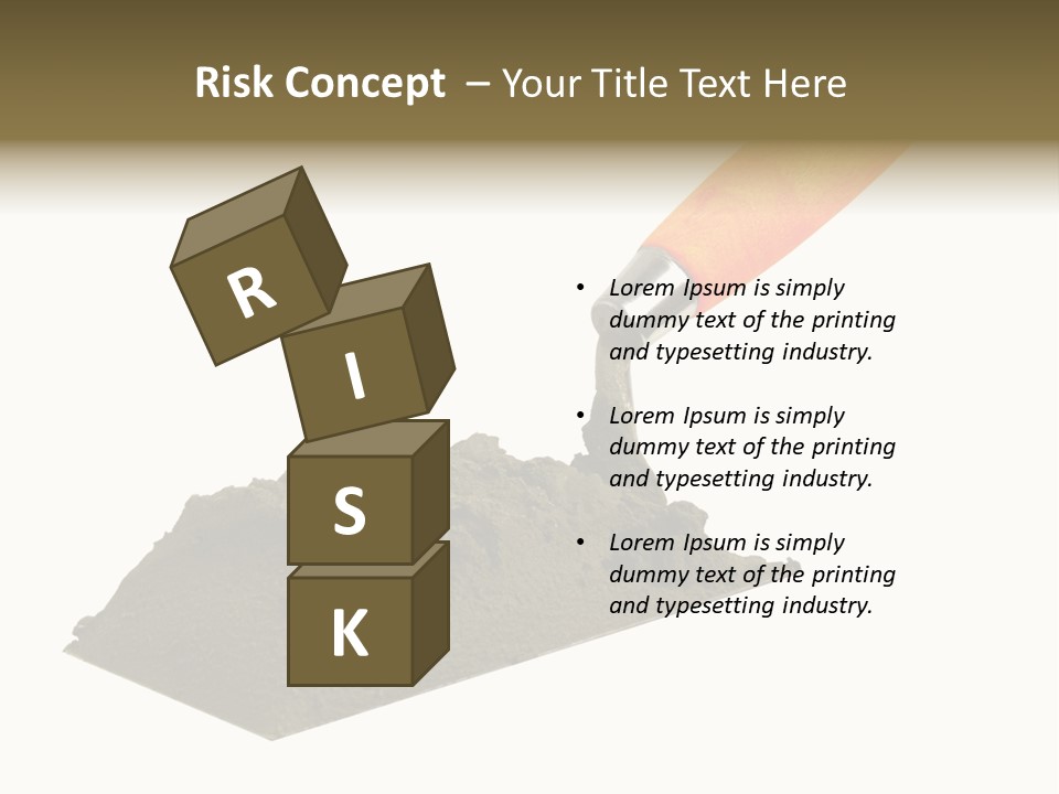 Wooden Glue Cement PowerPoint Template