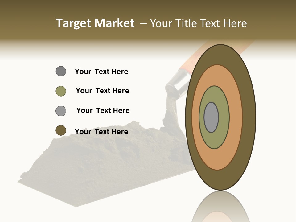 Wooden Glue Cement PowerPoint Template