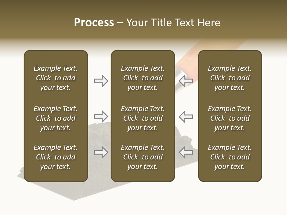 Wooden Glue Cement PowerPoint Template