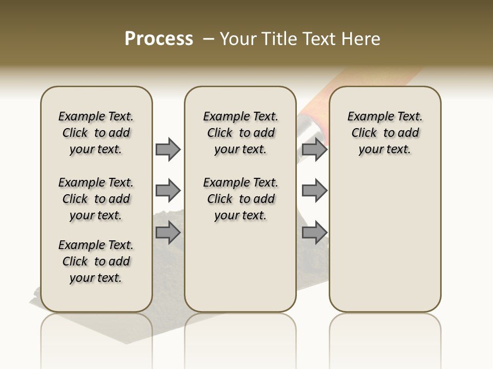 Wooden Glue Cement PowerPoint Template