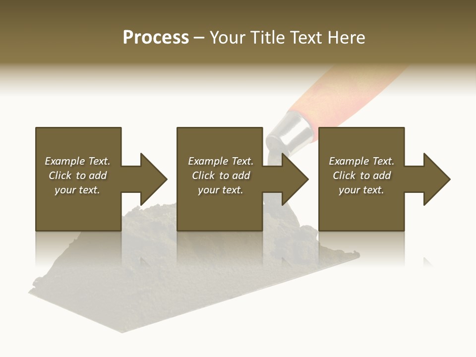 Wooden Glue Cement PowerPoint Template