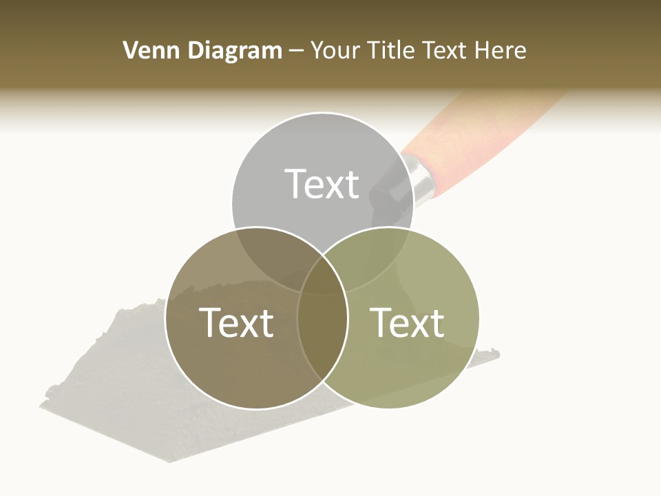 Wooden Glue Cement PowerPoint Template