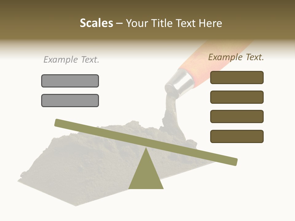Wooden Glue Cement PowerPoint Template