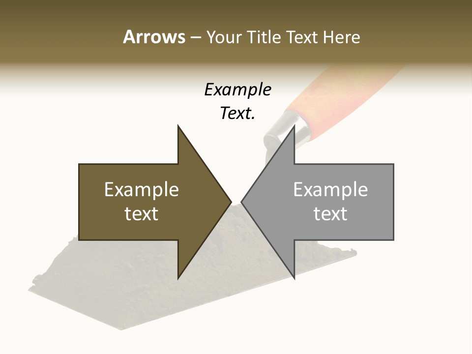 Wooden Glue Cement PowerPoint Template