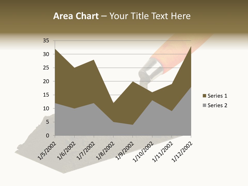 Wooden Glue Cement PowerPoint Template