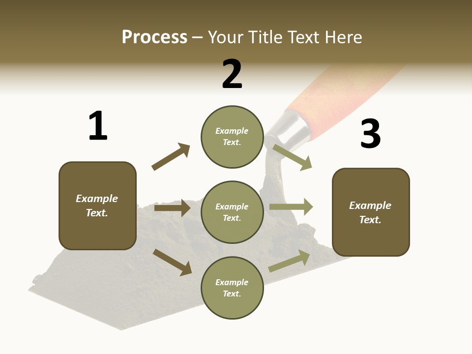 Wooden Glue Cement PowerPoint Template