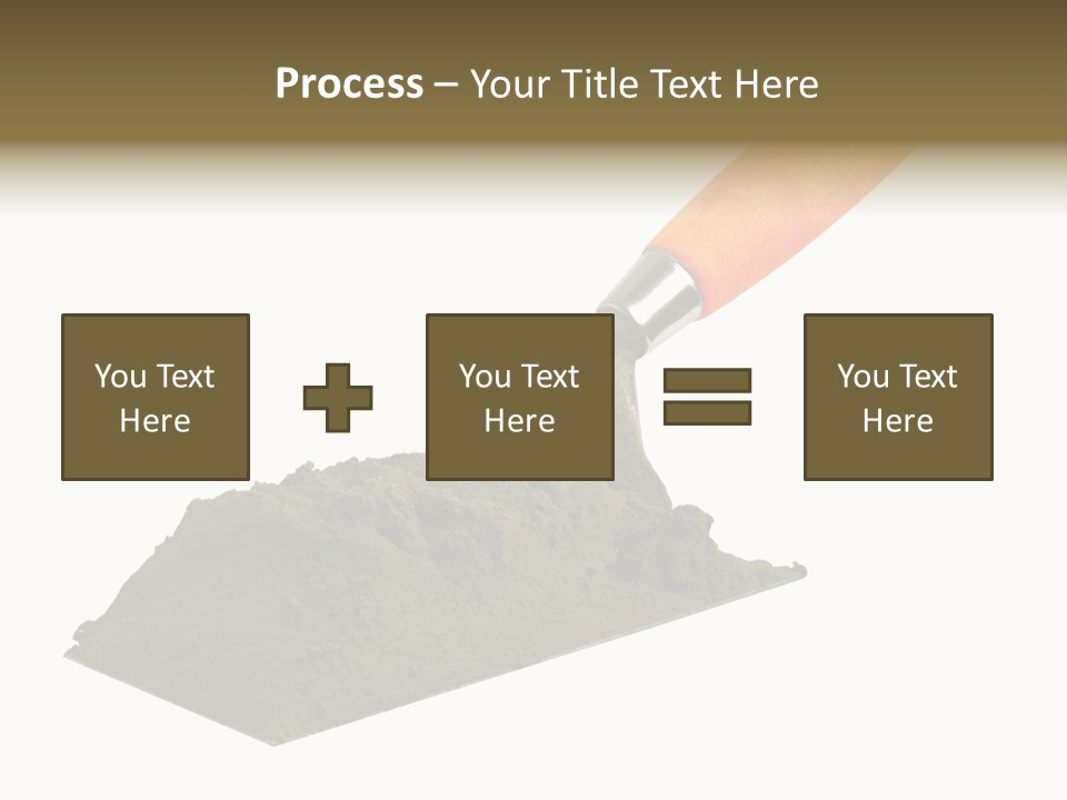 Wooden Glue Cement PowerPoint Template