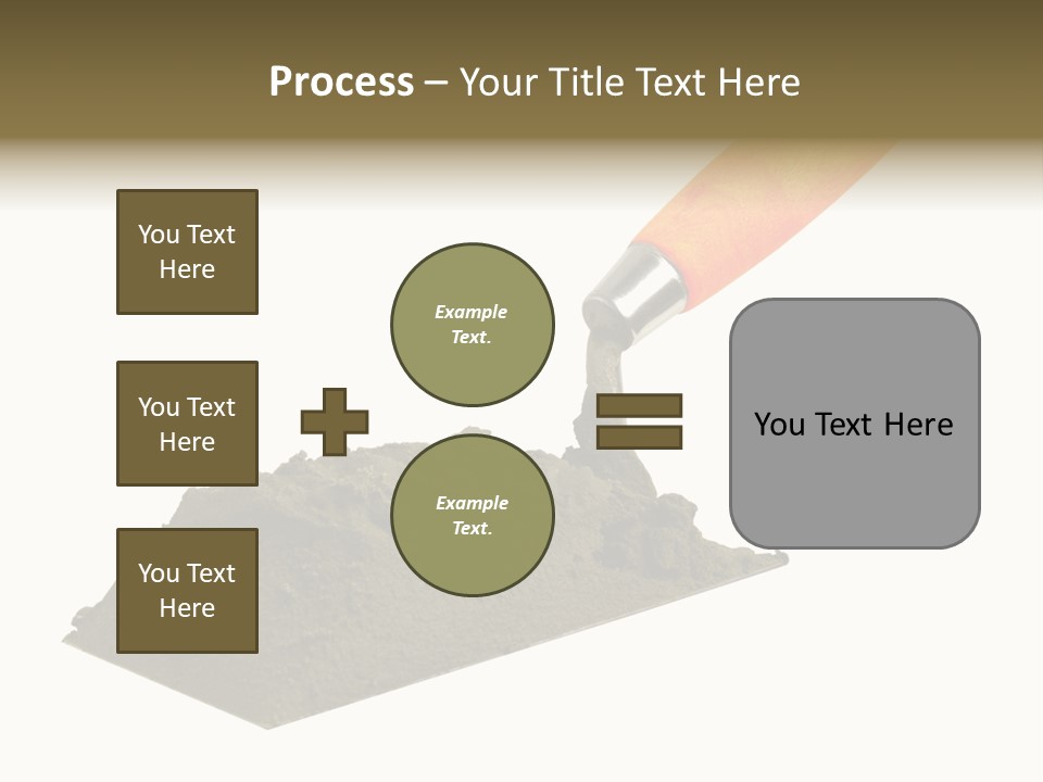 Wooden Glue Cement PowerPoint Template