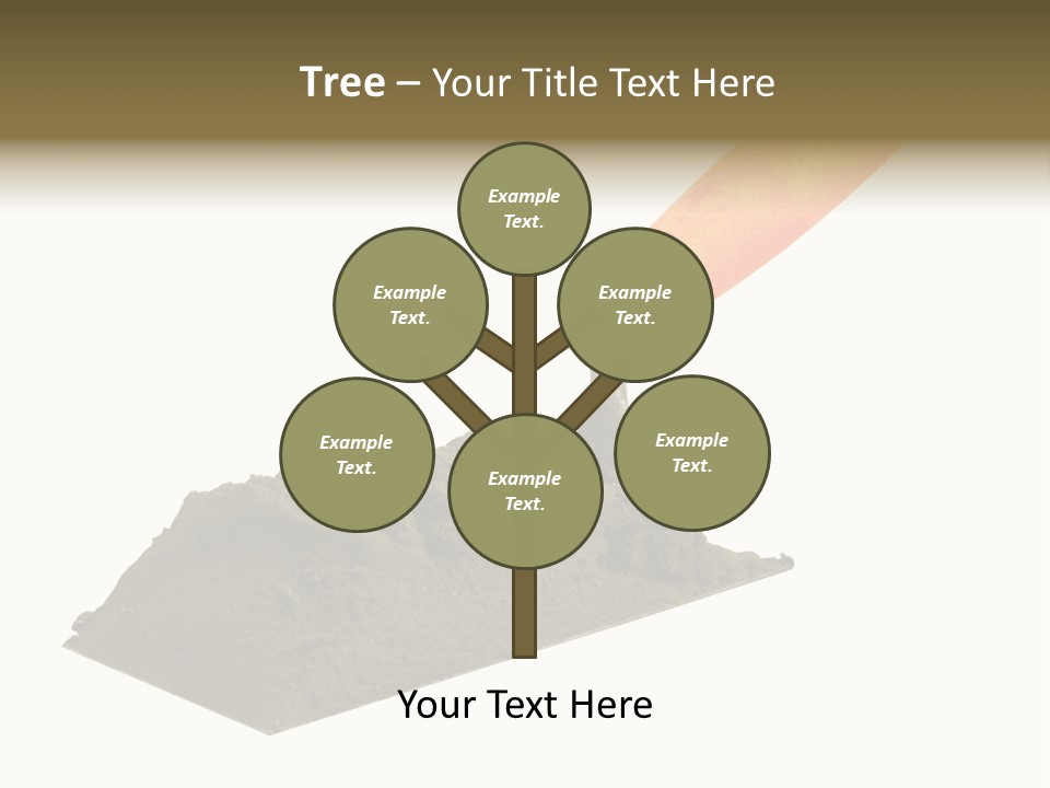 Wooden Glue Cement PowerPoint Template