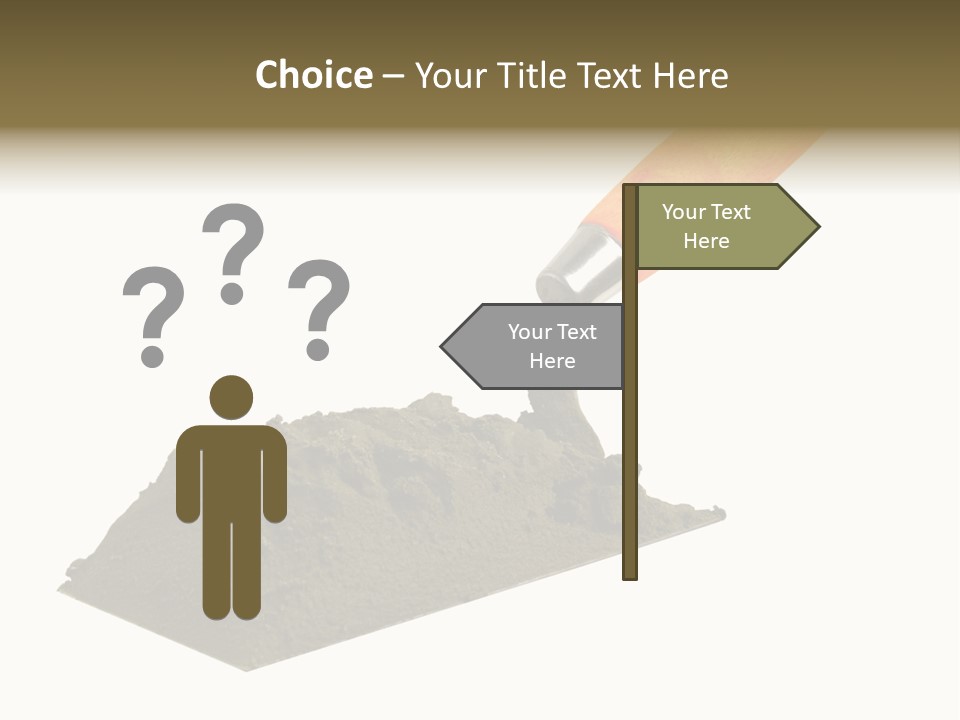 Wooden Glue Cement PowerPoint Template