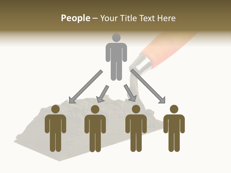 Wooden Glue Cement PowerPoint Template