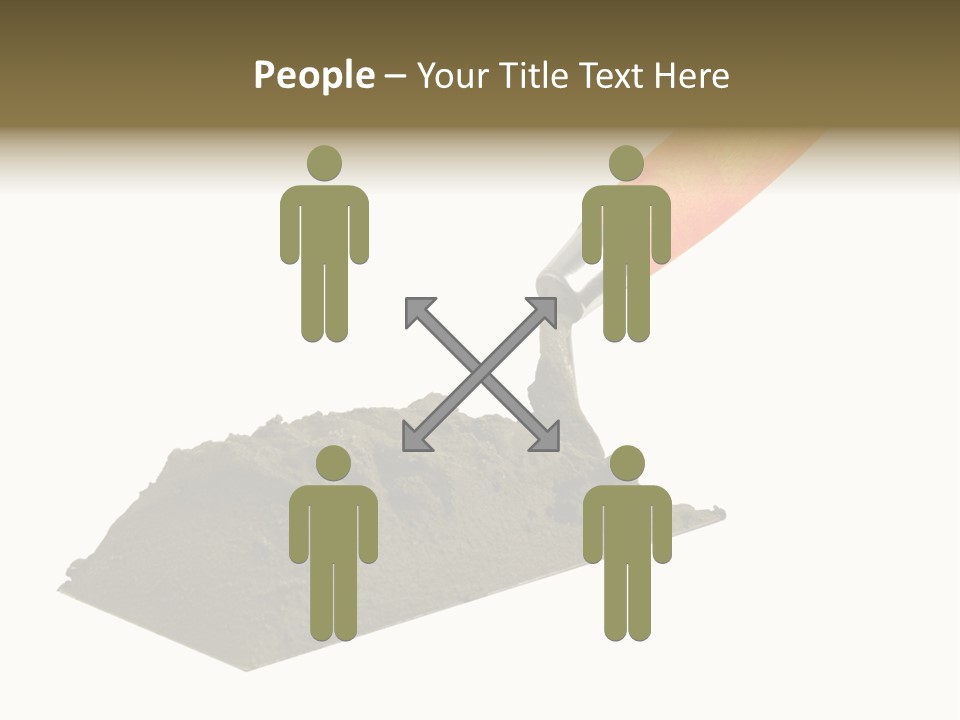 Wooden Glue Cement PowerPoint Template