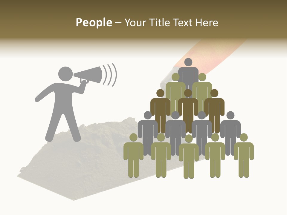 Wooden Glue Cement PowerPoint Template