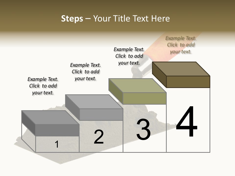 Wooden Glue Cement PowerPoint Template